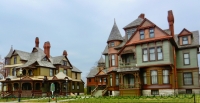 The spectacularly restored Hackley and Hume houses, Muskegon, Michigan.