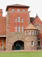 Old railroad depot, Muskegon, Michigan