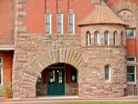 Old railroad depot, Muskegon, Michigan