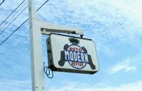 A really amazing logo. Modern Auto Repair, Muskegon, Michigan