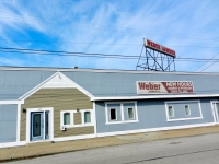 Embedded facade. Weber Lumber, Muskegon, Michigan.