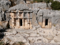 Rock-cut tombs, Myra