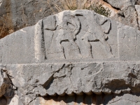 Rock-cut tomb, detail, Myra