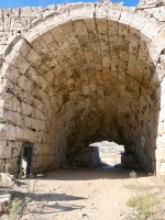 Roman stadium, Perge. View through an arch into the stadium.