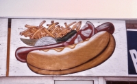 A grand hot dog, Grand Avenue near Ashland, Chicago. c. 1998