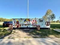 Hot dog wagon, Horner Park, Chicago. 2024