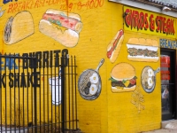 Stony Sub, Stony Island Avenue near 84th Place. A rich canvas of street food art. 2013