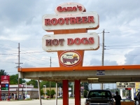 Gene's Rootbeer, Anderson, Indiana. Home of the Spanish Hot Dog. 2015