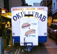 Oki's Kebab, York, England. 2008