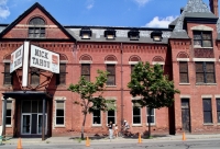 Nick Tahou Hots, Rochester, New York. At least from the outside, you can eat your hot dogs in Victorian splendor. They