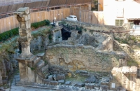 Temple ruins adjacent to the Roman theater, Orange