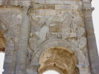 More jumble on the triumphal arch in Orange.